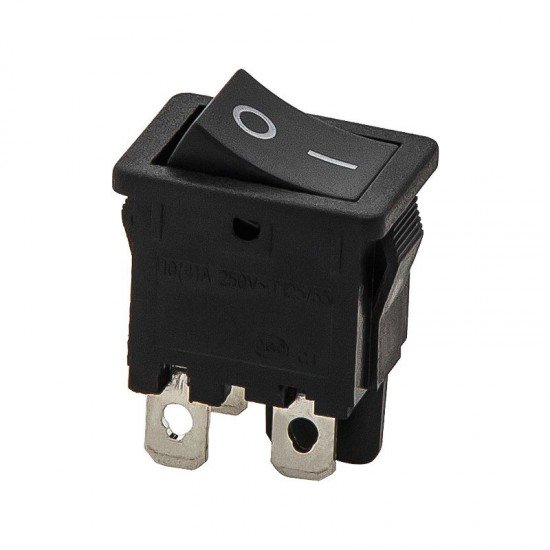 Διακόπτης ON-OFF Μαύρος 10A 250V/125V 12A Διακόπτης ON-OFF Μαύρος 10A 250V/125V 12A