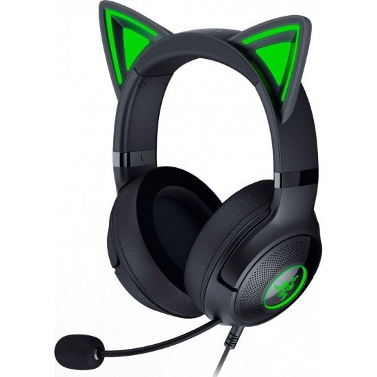 Razer KRAKEN KITTY V2 - Black - RGB - USB 7.1 Gaming Headset - Kitty Ears - PC / PS5 / SWITCH Razer KRAKEN KITTY V2 - Black - RGB - USB 7.1 Gaming Headset - Kitty Ears - PC / PS5 / SWITCH