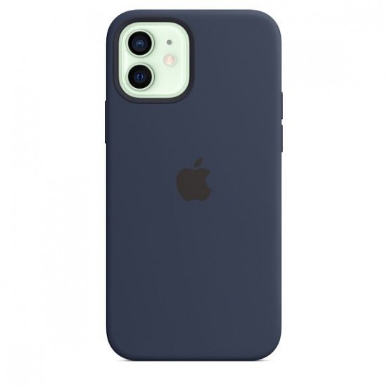 Apple  Silicone Case with MagSafe  for iPhone 12 mini Deep Navy