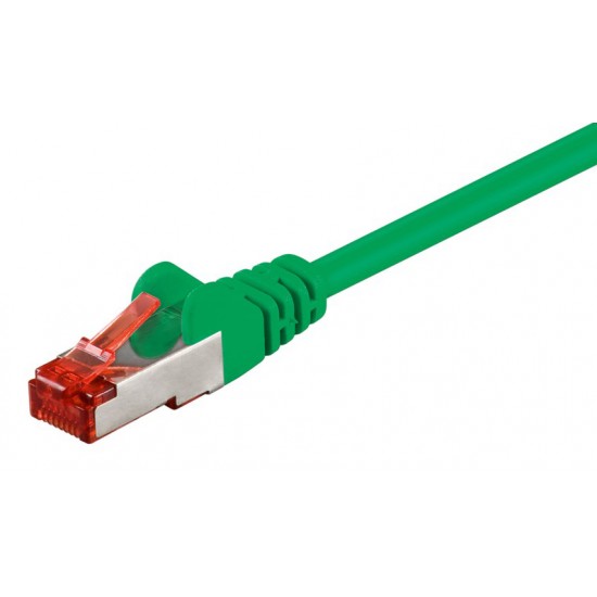 GOOBAY καλώδιο δικτύου 68288, CAT 6 S/FTP, copper, 250MHz, 0.50m, πράσινο GOOBAY καλώδιο δικτύου 68288, CAT 6 S/FTP, copper, 250MHz, 0.50m, πράσινο