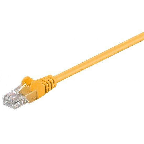 GΟOBAY καλώδιο δικτύου 68341, CAT 5e U/UTP, CCA, PVC, 1m, κίτρινο GΟOBAY καλώδιο δικτύου 68341, CAT 5e U/UTP, CCA, PVC, 1m, κίτρινο