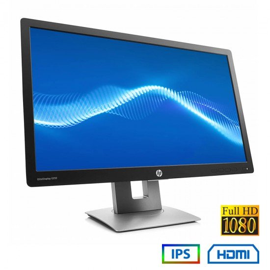 Used (A-) Monitor E232 IPS LED/HP/23"FHD/1920x1080/Wide/Black/Grade A-/D-SUB & DP & HDMI & USB HUB Used (A-) Monitor E232 IPS LED/HP/23"FHD/1920x1080/Wide/Black/Grade A-/D-SUB & DP & HDMI & USB HUB