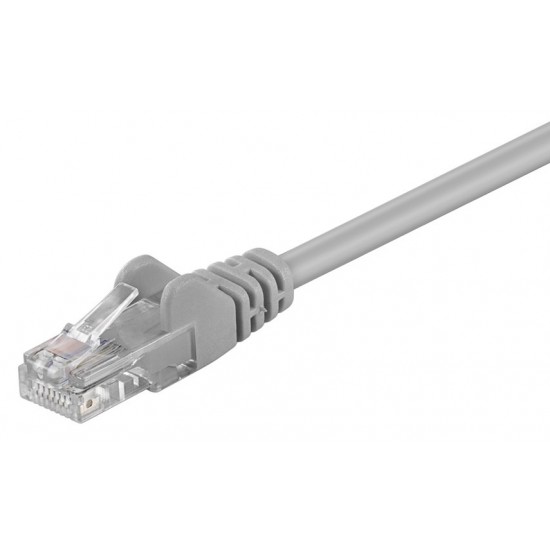 GOOBAY καλώδιο δικτύου 68387, CAT 5e U/UTP, CCA, 7.5m, γκρι GOOBAY καλώδιο δικτύου 68387, CAT 5e U/UTP, CCA, 7.5m, γκρι