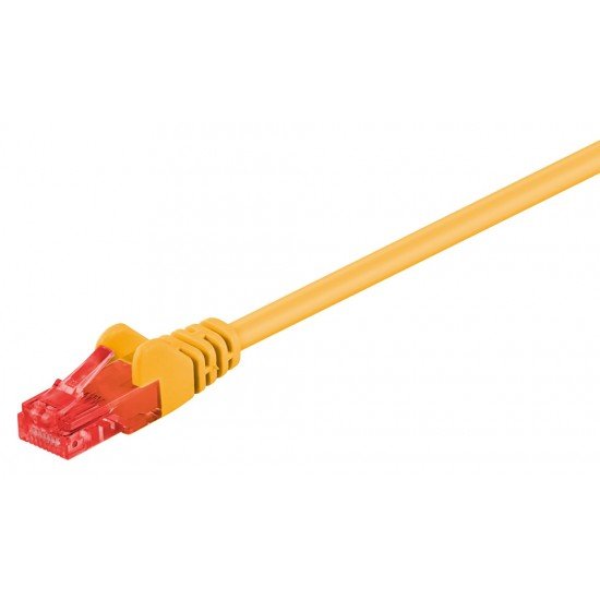 GΟOBAY καλώδιο δικτύου 68438, CAT 6 U/UTP, CCA, PVC, 1m, κίτρινο GΟOBAY καλώδιο δικτύου 68438, CAT 6 U/UTP, CCA, PVC, 1m, κίτρινο