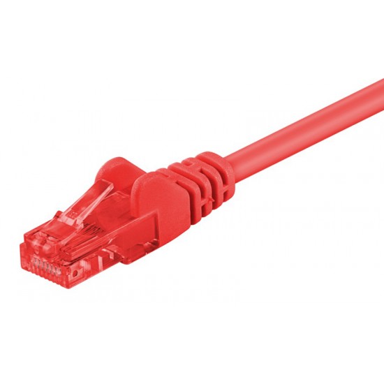 GOOBAY καλώδιο δικτύου 68441, CAT 6 U/UTP, CCA, 250MHz, 1m, κόκκινο GOOBAY καλώδιο δικτύου 68441, CAT 6 U/UTP, CCA, 250MHz, 1m, κόκκινο