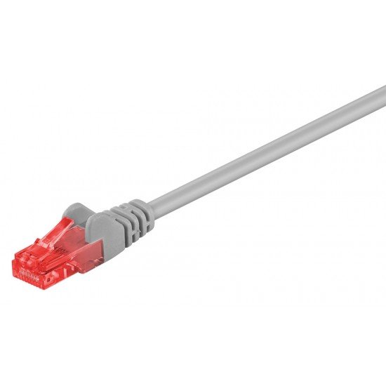 GOOBAY καλώδιο δικτύου 68444, CAT 6 U/UTP, CCA, 10m, γκρι GOOBAY καλώδιο δικτύου 68444, CAT 6 U/UTP, CCA, 10m, γκρι