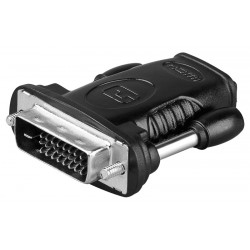 GOOBAY αντάπτορας HDMI σε DVI-D Dual-Link 24+1 pin 68482, μαύρο GOOBAY αντάπτορας HDMI σε DVI-D Dual-Link 24+1 pin 68482, μαύρο