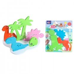 ΠΑΖΛ EVA ΔΕΙΝΟΣΑΥΡΟΙ 3D 23x27x2cm ToyMarkt 891803