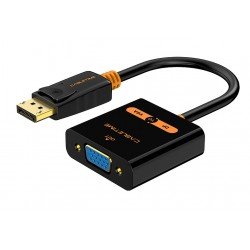 CABLETIME αντάπτορας DisplayPort σε VGA CT-AV586-03G, 1080p/60Hz, μαύρος CABLETIME αντάπτορας DisplayPort σε VGA CT-AV586-03G, 1080p/60Hz, μαύρος