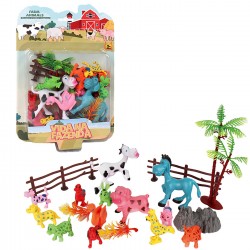 Αστεία Ζωάκια σε Καρτέλα 17x25x5cm ToyMarkt 913613