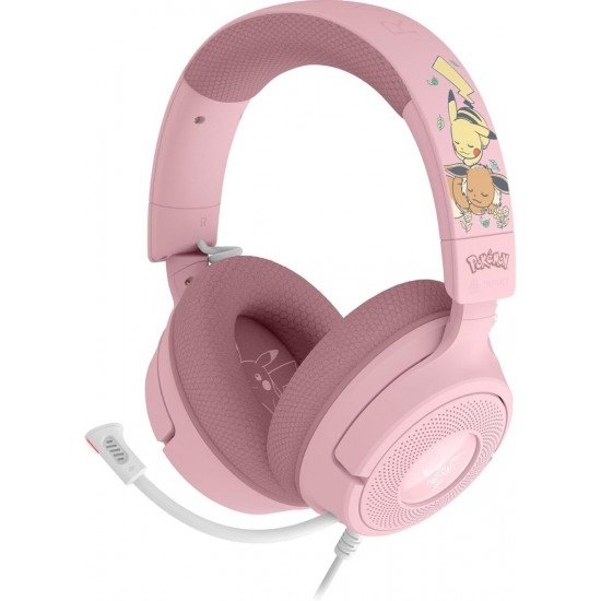 Razer Kraken V4 X - Pokemon Pikachu/Eevee - USB RGB 7.1 Gaming Headset - 40 MM Driver - PC/PS5/PS4 Razer Kraken V4 X - Pokemon Pikachu/Eevee - USB RGB 7.1 Gaming Headset - 40 MM Driver - PC/PS5/PS4