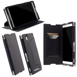 KRUSELL ΘΗΚΗ SONY T2 ULTRA LEATHER FLIPCOVER STAND KIRUNA BLACK KRUSELL ΘΗΚΗ SONY T2 ULTRA LEATHER FLIPCOVER STAND KIRUNA BLACK