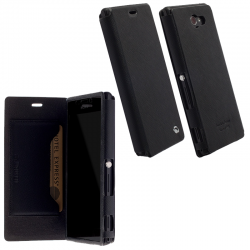 KRUSELL ΘΗΚΗ SONY XPERIA M2 D2303 LEATHER MALMO FLIPCOVER BLACK KRUSELL ΘΗΚΗ SONY XPERIA M2 D2303 LEATHER MALMO FLIPCOVER BLACK