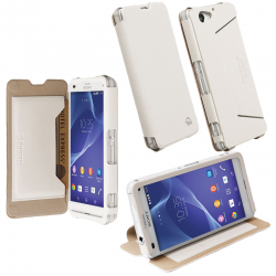 KRUSELL ΘΗΚΗ SONY XPERIA Z3 COMPACT LEATHER MALMO FLIPCOVER STAND WHITE KRUSELL ΘΗΚΗ SONY XPERIA Z3 COMPACT LEATHER MALMO FLIPCOVER STAND WHITE
