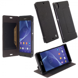 KRUSELL ΘΗΚΗ SONY XPERIA Z3 LEATHER MALMO FLIPCOVER STAND BLACK KRUSELL ΘΗΚΗ SONY XPERIA Z3 LEATHER MALMO FLIPCOVER STAND BLACK