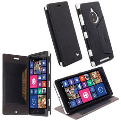 VOLTE-TEL ΘΗΚΗ NOKIA LUMIA 830 LEATHER MALMO FLIPCOVER STAND BLACK KRUSEL VOLTE-TEL ΘΗΚΗ NOKIA LUMIA 830 LEATHER MALMO FLIPCOVER STAND BLACK KRUSEL