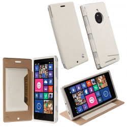 KRUSELL ΘΗΚΗ NOKIA LUMIA 830 LEATHER MALMO FLIPCOVER STAND WHITE KRUSELL ΘΗΚΗ NOKIA LUMIA 830 LEATHER MALMO FLIPCOVER STAND WHITE
