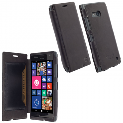 KRUSELL ΘΗΚΗ NOKIA LUMIA 730 LEATHER FLIPCOVER KIRUNA BLACK KRUSELL ΘΗΚΗ NOKIA LUMIA 730 LEATHER FLIPCOVER KIRUNA BLACK