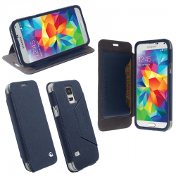 KRUSELL ΘΗΚΗ SAMSUNG S5 MINI LEATHER MALMO FLIPCOVER STAND BLUE KRUSELL ΘΗΚΗ SAMSUNG S5 MINI LEATHER MALMO FLIPCOVER STAND BLUE