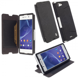 KRUSELL ΘΗΚΗ SONY XPERIA E3 LEATHER MALMO FLIPCOVER STAND BLACK KRUSELL ΘΗΚΗ SONY XPERIA E3 LEATHER MALMO FLIPCOVER STAND BLACK