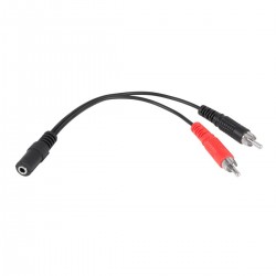 Καλώδιο Stereo Jack 3.5mm - 2xRCA F/M 20cm Καλώδιο Stereo Jack 3.5mm - 2xRCA F/M 20cm