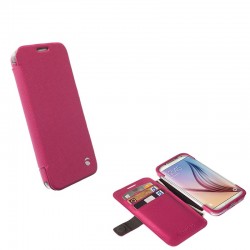 KRUSELL ΘΗΚΗ SAMSUNG S6 G920 LEATHER MALMO FLIPWALLET PINK KRUSELL ΘΗΚΗ SAMSUNG S6 G920 LEATHER MALMO FLIPWALLET PINK