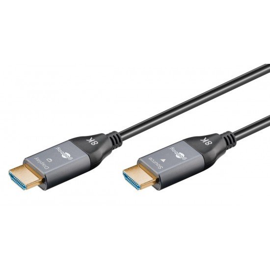 GOOBAY καλώδιο HDMI 2.1 76277 με Ethernet, 8K/60Hz, 48 Gbps, 40m, μαύρο GOOBAY καλώδιο HDMI 2.1 76277 με Ethernet, 8K/60Hz, 48 Gbps, 40m, μαύρο
