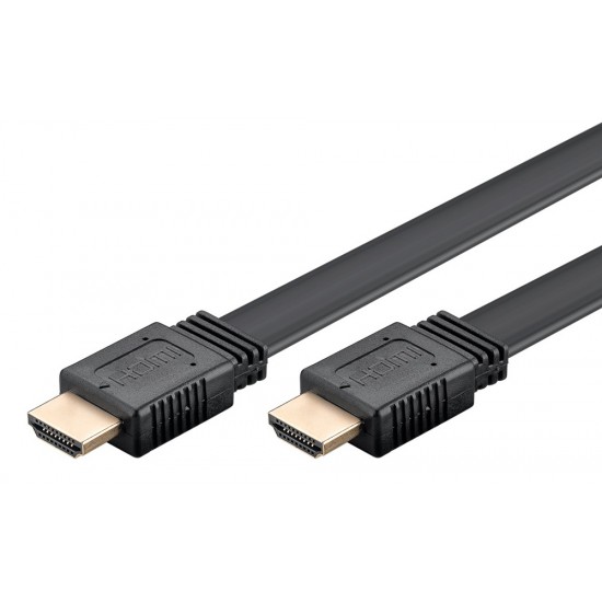 GOOBAY καλώδιο HDMI 77145 με Ethernet, flat, 8K/60Hz, 48 Gbps, 3m, μαύρο GOOBAY καλώδιο HDMI 77145 με Ethernet, flat, 8K/60Hz, 48 Gbps, 3m, μαύρο