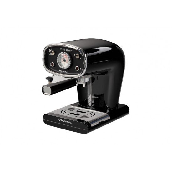 ARIETE 1388 BLACK COFFEE MAKER ESPRESSO RETRO ARIETE 1388 BLACK COFFEE MAKER ESPRESSO RETRO
