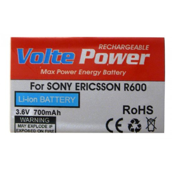 ΜΠΑΤΑΡΙΑ SONY ERICSSON R600 700mAh Li-ion VoltePower ΜΠΑΤΑΡΙΑ SONY ERICSSON R600 700mAh Li-ion VoltePower