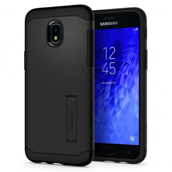 SPIGEN SLIM ARMOR SAMSUNG J3 2018 black backcover SPIGEN SLIM ARMOR SAMSUNG J3 2018 black backcover