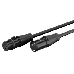 GOOBAY καλώδιο προέκτασης ήχου XLR 80038, 3m, μαύρο GOOBAY καλώδιο προέκτασης ήχου XLR 80038, 3m, μαύρο