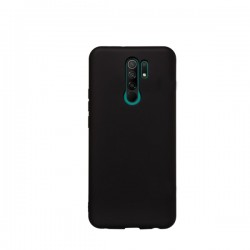SENSO SOFT TOUCH XIAOMI REDMI 9 black backcover