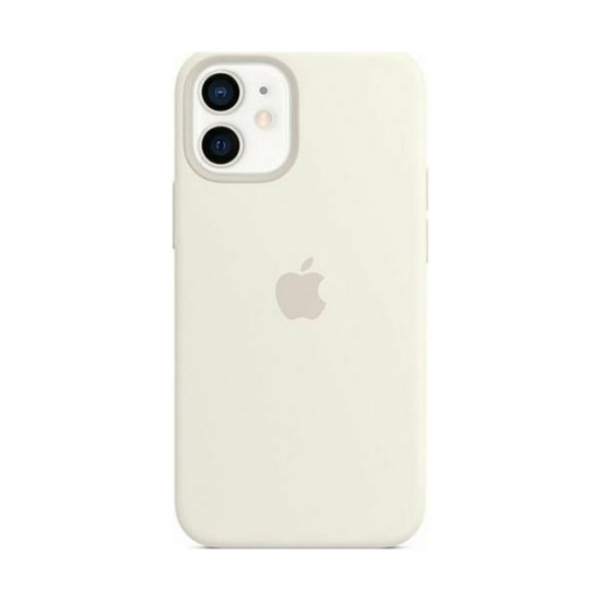 ORIGINAL APPLE SILICONE CASE IPHONE 12 MINI white MAGSAFE backcover