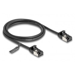 DELOCK καλώδιο δικτύου 80183, CAT 8.1 U/FTP, 40Gbps, 1m, μαύρο DELOCK καλώδιο δικτύου 80183, CAT 8.1 U/FTP, 40Gbps, 1m, μαύρο