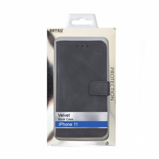 SENSO VELVET BOOK IPHONE 11 black SENSO VELVET BOOK IPHONE 11 black