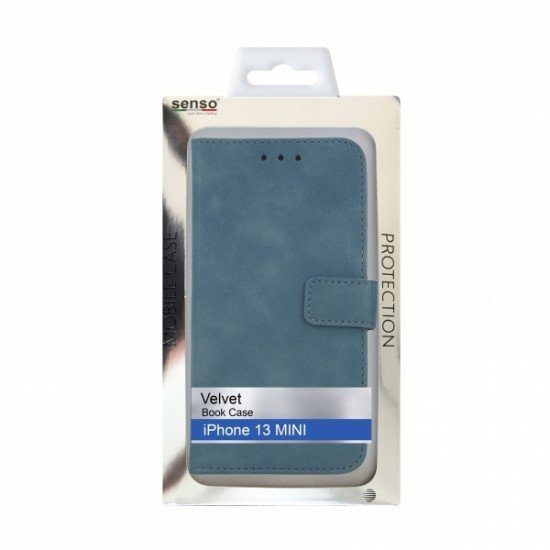 SENSO VELVET BOOK IPHONE 13 MINI green SENSO VELVET BOOK IPHONE 13 MINI green