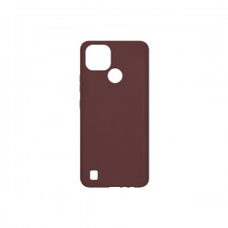 SENSO SOFT TOUCH REALME C21 burgundy backcover