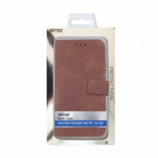 SENSO VELVET BOOK XIAOMI REDMI NOTE 11T 5G / POCO M4 PRO 5G brown SENSO VELVET BOOK XIAOMI REDMI NOTE 11T 5G / POCO M4 PRO 5G brown