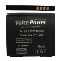 ΜΠΑΤΑΡΙΑ LG KE970shine/KF750 750mAh Li-ion (IP-470A) VoltePower