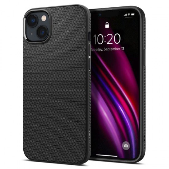 SPIGEN LIQUID AIR IPHONE 14 black backcover SPIGEN LIQUID AIR IPHONE 14 black backcover