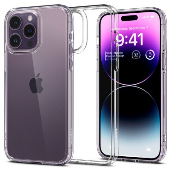 SPIGEN ULTRA HYBRID IPHONE 14 PRO crystal clear backcover