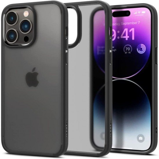 SPIGEN ULTRA HYBRID IPHONE 14 PRO frost black backcover