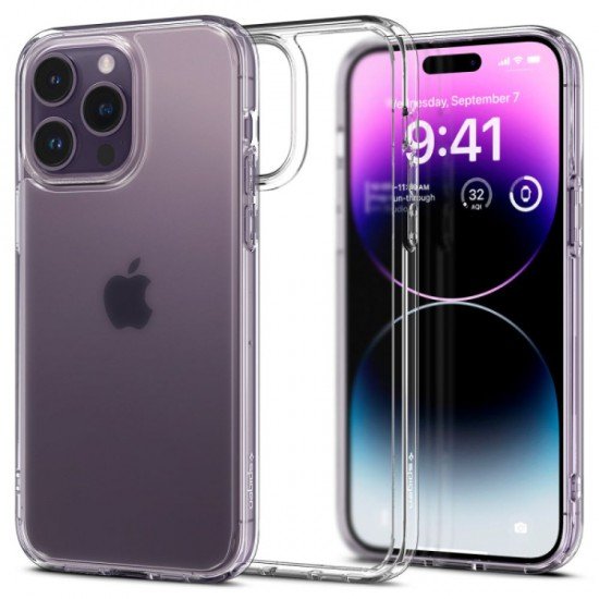SPIGEN ULTRA HYBRID IPHONE 14 PRO frost clear backcover