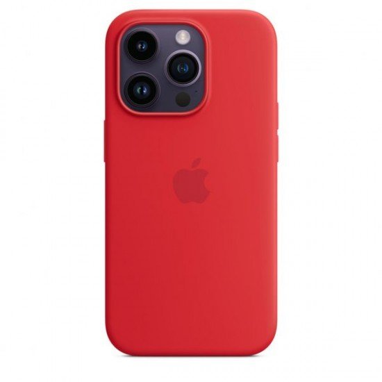 ORIGINAL APPLE SILICONE CASE MAGSAFE IPHONE 14 PLUS red backcover ORIGINAL APPLE SILICONE CASE MAGSAFE IPHONE 14 PLUS red backcover