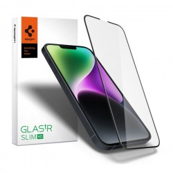 SPIGEN GLAS.tR FULL FACE TEMPERED GLASS IPHONE 14 PRO MAX black