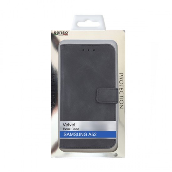 SENSO VELVET BOOK SAMSUNG S23 PLUS black SENSO VELVET BOOK SAMSUNG S23 PLUS black