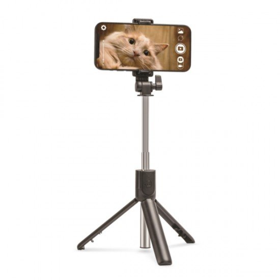 SETTY SELFIE STICK TRIPOD WITH BLUETOOTH black SETTY SELFIE STICK TRIPOD WITH BLUETOOTH black