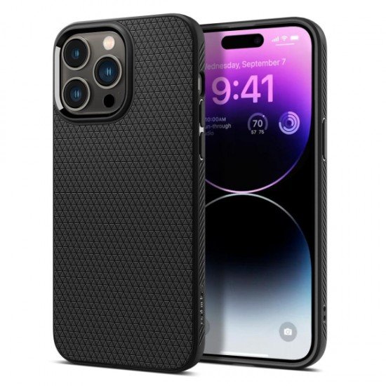 SPIGEN LIQUID AIR IPHONE 15 PRO black backcover SPIGEN LIQUID AIR IPHONE 15 PRO black backcover