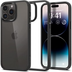 SPIGEN ULTRA HYBRID IPHONE 15 PLUS matte black backcover